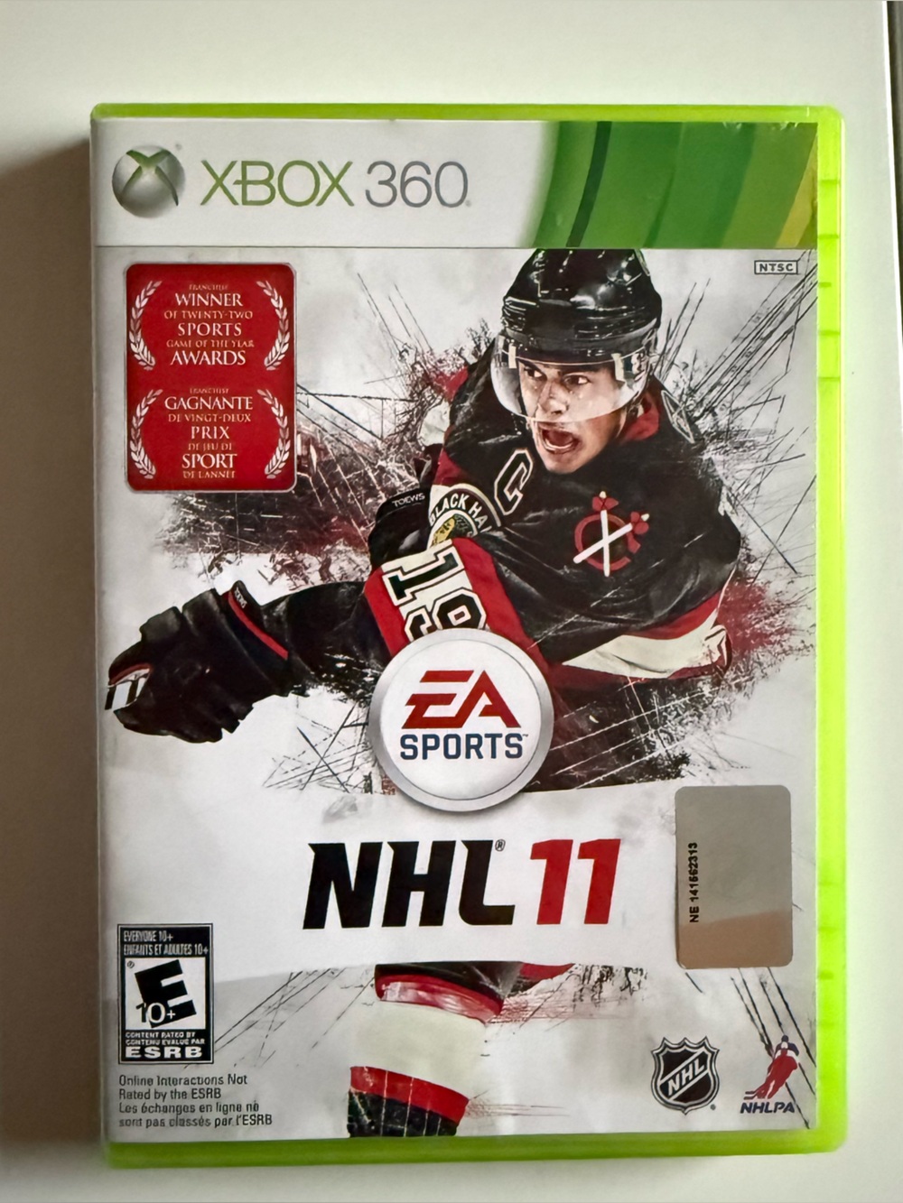 EA SPORTS NHL 11 Xbox 360 Video Game - Black & Red